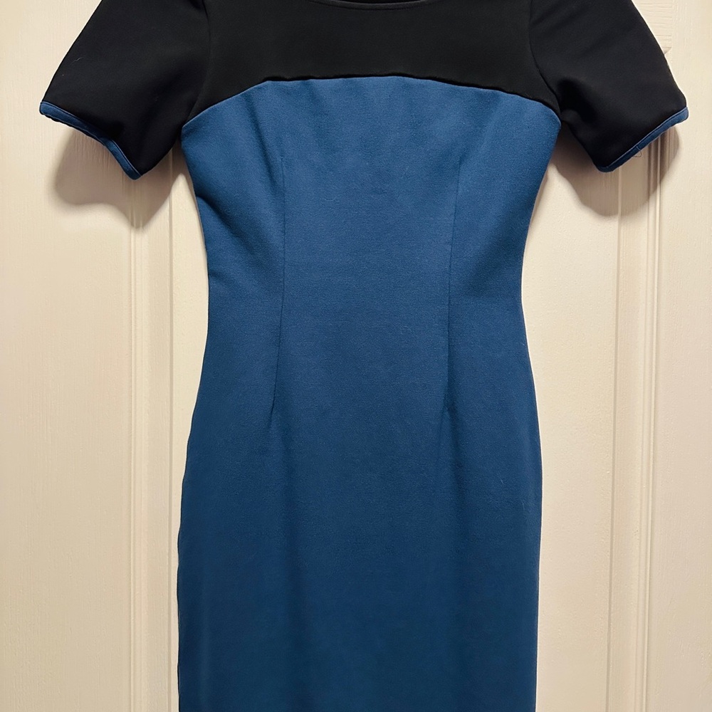 Juicy Couture Black and Blue Mini Dress